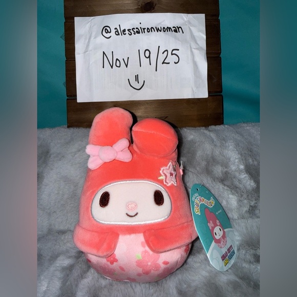 Squishmallows Other - BNWT: 5” My Melody (Cherry Blossom) Squishmallow